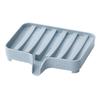 Soap Dish With Drain Soap Tray Shower Soap Storage Bathroom Accessories Multipurpose Household Soap Drain Rack