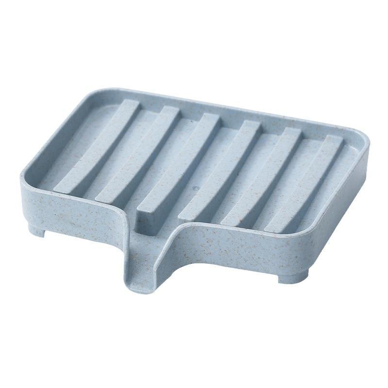 Soap Dish With Drain Soap Tray Shower Soap Storage Bathroom Accessories Multipurpose Household Soap Drain Rack