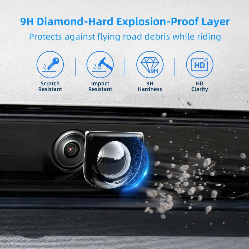 Car Front Rear Camera Lens Protective Cover Scratch Resistant Snap‑On Auto Camera Guard For Model Y/Yl Vehicle Decoration