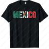 Sommer Mexiko T-Shirts Mexikanische Flagge Grafik Streetwear Herren Damen Mode Locker Kurzarm T-Shirt Baumwolle T-Shirts Oberteile Kleidung