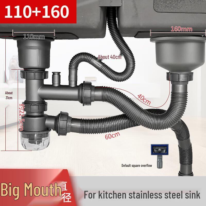 Сборка слива для кухонной раковины Shuopu