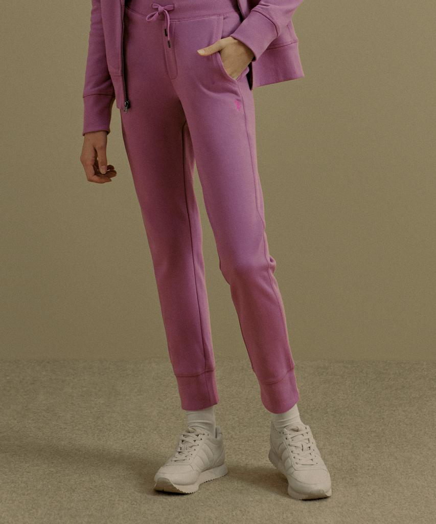 USPOLOASSN Cotton Blend Brushed Jogger Pants_Purple