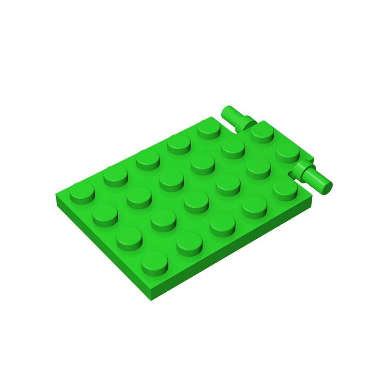 92099 Plate Modified 4 X 6 with Trap Door Hinge Bricks Collections Bulk Modular GBC Toy For Technical MOC Buildings Blocks