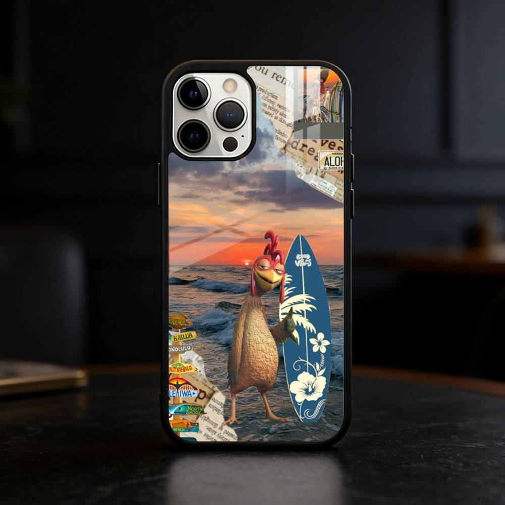 FUNNY C-Chicken J-Joe Surf Phone Case For iPhone 17/16/15/14/13/12/Plus/Pro/Max for Magnetic Wireless Charging
