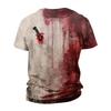 Unisex Summer Printed T-Shirt Unisex Loose Casual Short Sleeve Top