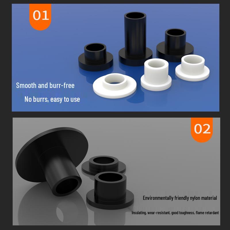 T-Shaped Nylon Spacer and Washer for M6 Thread Protection and Insulation