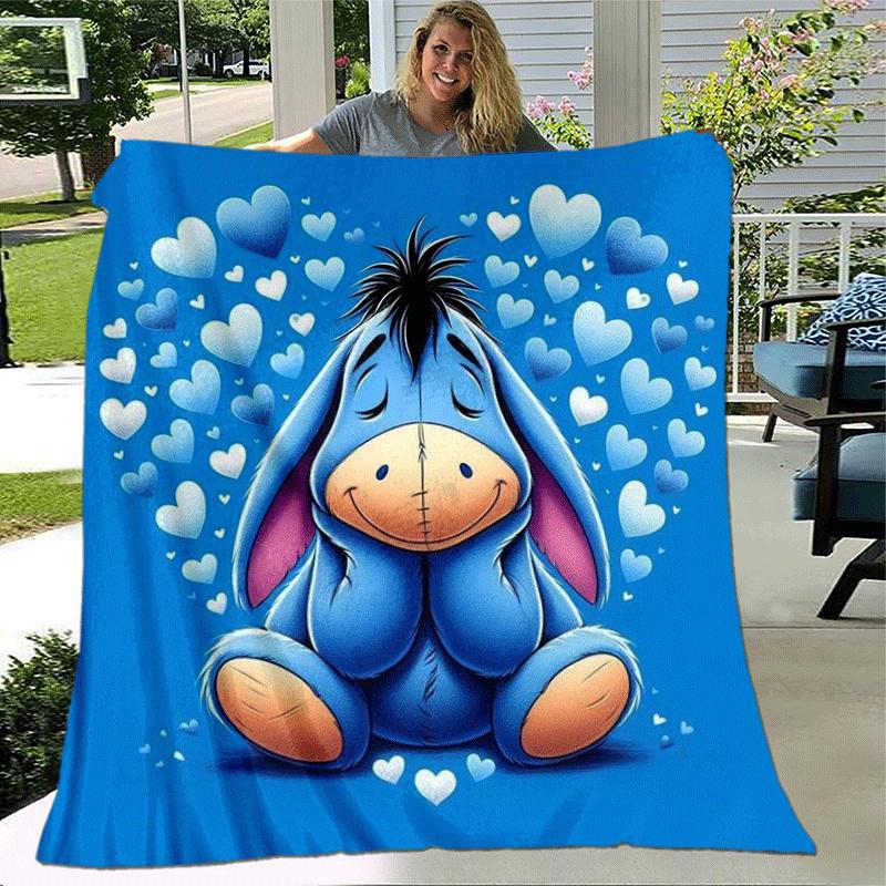 1pc Winnie The Pooh Printing Blanket - Soft, All-Season Throw for Office Blanket, Car, Travel