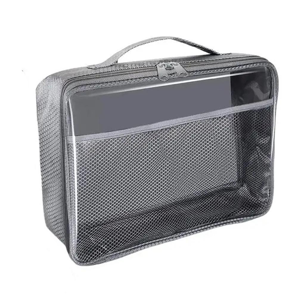 Reusable Building Blocks Organizer with Zipper Travel Case for Puzzles Toy Storage Bags Files Bag S серый 959₽