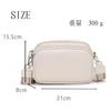 Homarina Women's Shoulder Bag, Lightweight, Crossbody, Stylish, PU Leather, Small Mini Bag, Stylish, Sporty, Casual (Brown)