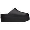 Crocs DYLAN Comfort Anti-Abrasion Toe Slippers Women's Black