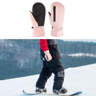 Winter Ski Mittens Adults Snow Mitts Waterproof for Men Women Snowboard Gloves