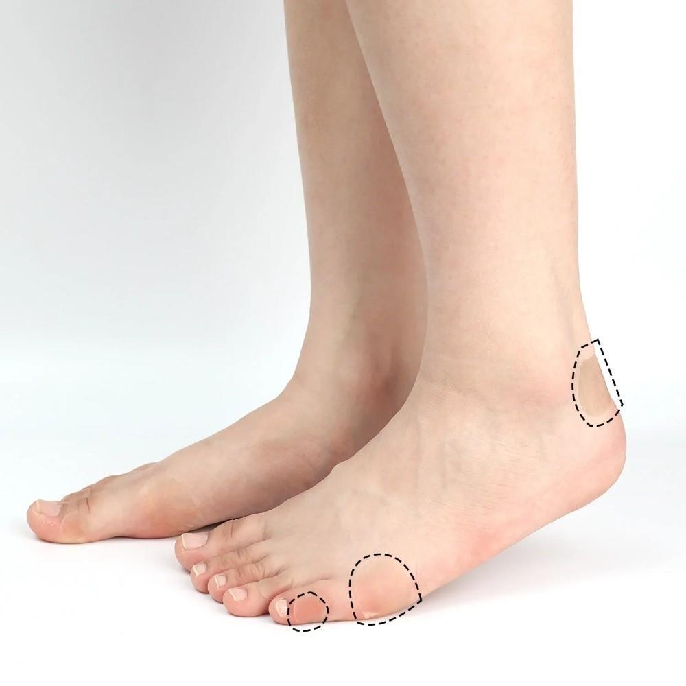 Anti-wear Invisible Heel Patches Invisible Adhesive Heel Patch Heel Cushion Sticker Foot Care