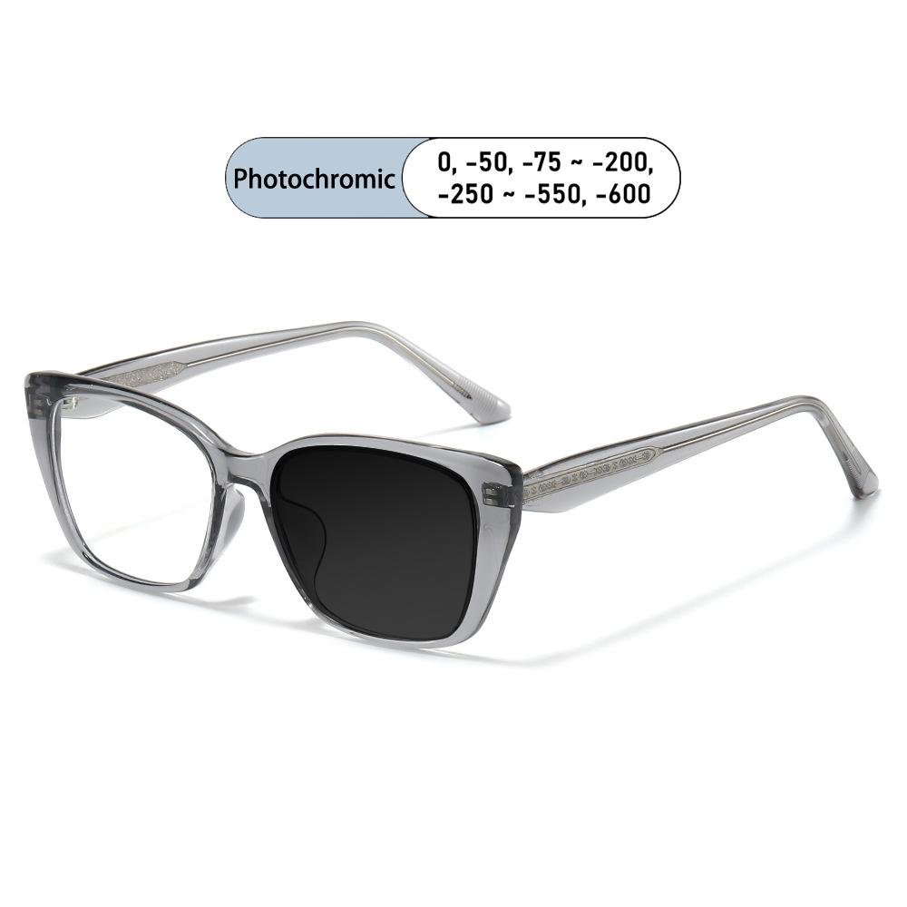 Design Women Cat's Eye Frame Core Insert Legs Nearsighted Eyeglasses Prescription Nearsight Anti Blue Light Men Myopia Eyeglass