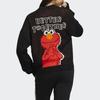 adidas Neo Sesame Street Co-Branded Cartoon Graphic Sports Knit Top Women Tops Black HD7282