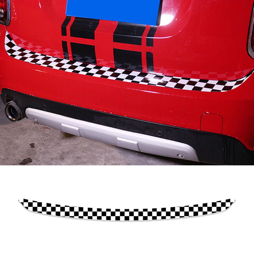 Car Rear Bumper Decoration Sticker Trunk Load Edge Protection Decal For Mini Cooper R55 R56 R60 F55 F56 Car-Styling