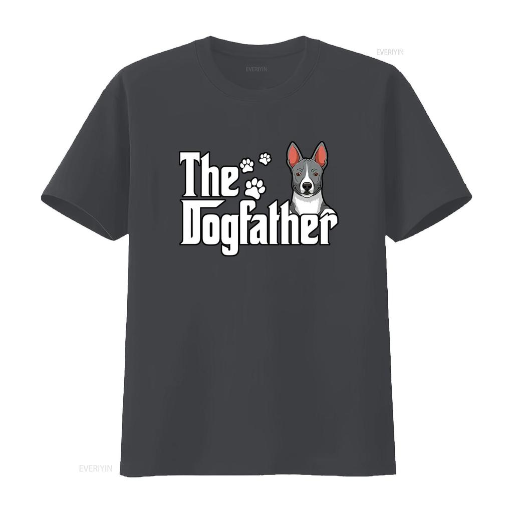 Basenji The Dogfather Fathers Day T Shirt Stylish Comfortable Dog Lover vintage Washed graphic Stretched designer clothes Soft