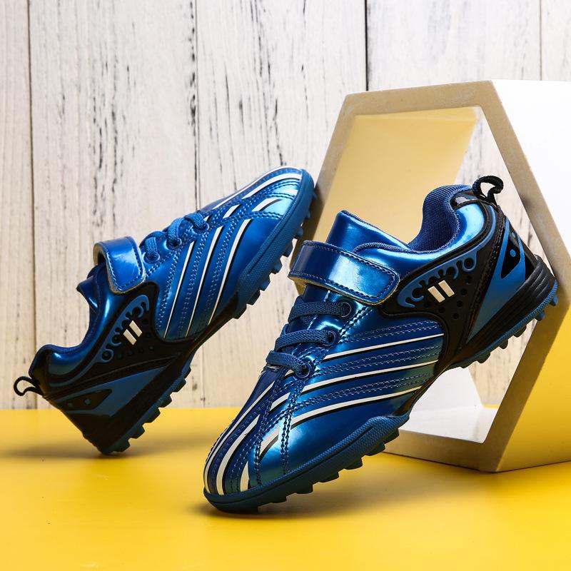 Children's football shoes boys and girls sports football shoes gold Chelsea explosion broken nails primary school students training shoes