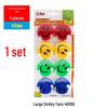 Transparent Magnetic Pushpins – 20/30/40mm Round Whiteboard Magnets for Office & Teaching, Strong Magnetic Force