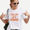 The Life of A  Showgirl Shirt in My Showgirl Era T-Shirt Women Tshirts TS 2025 Album Tee Showgirl Music Fan Gift T-shirt Women Clothes