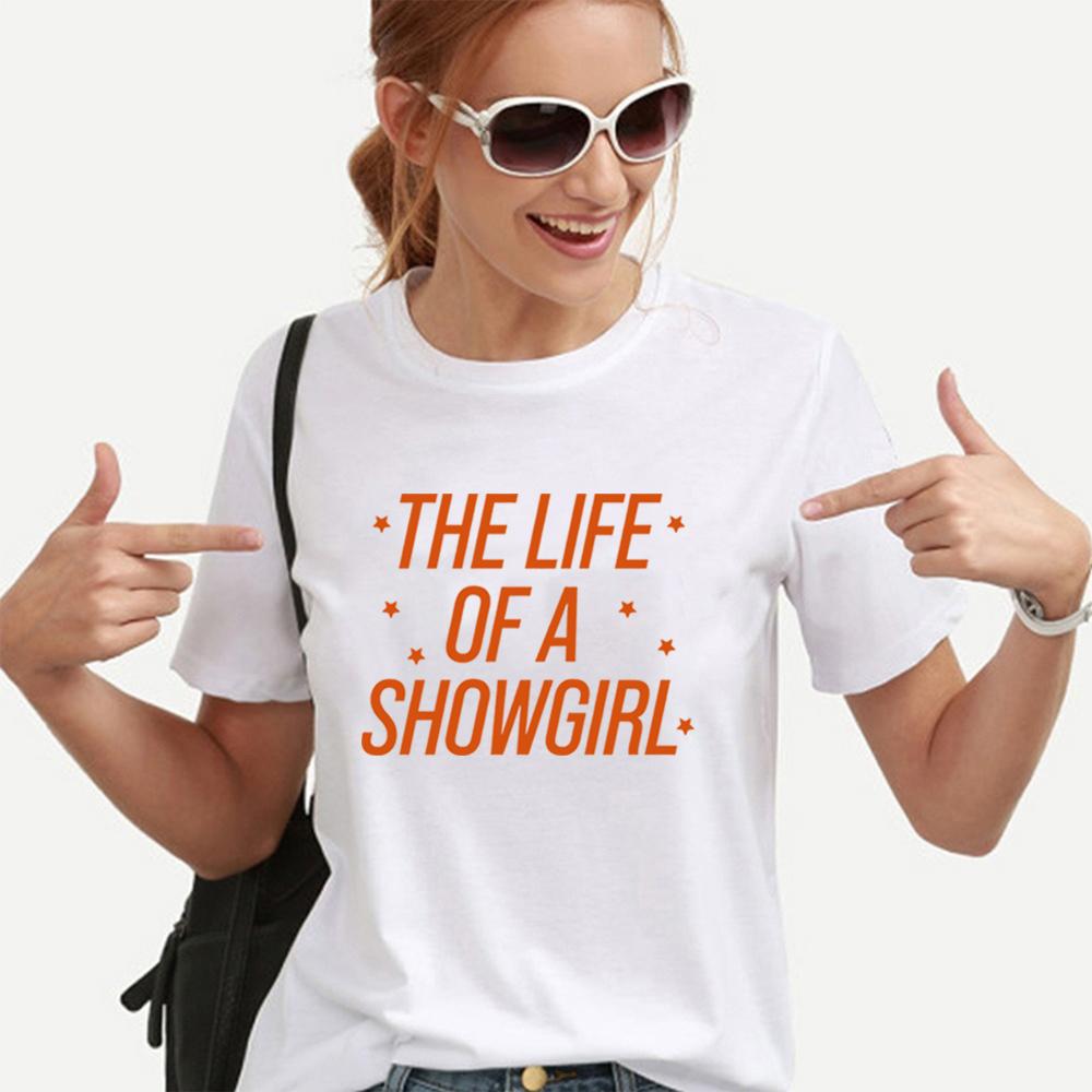 The Life of A  Showgirl Shirt in My Showgirl Era T-Shirt Women Tshirts TS 2025 Album Tee Showgirl Music Fan Gift T-shirt Women Clothes