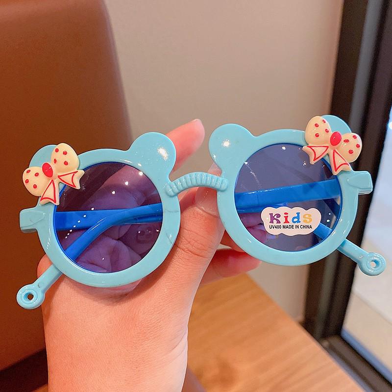 Bowknot Mickey UV Protection Cartoon Sunglasses for Girls