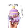 Transparent Clear Tumbler Crossbody Hanging Rope Iced Coffee Cup Drinkware Suction Cup  Home Use
