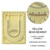 U Shaped Necklace Beading Jewelry Organizer Jewelry Making Tray Tool Yellow