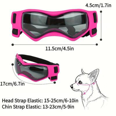 Capacete e Conjunto Para Cães Pequenos à Prova de Vento Equipamento de Segurança Para Esportes ao Ar Livre e Proteção