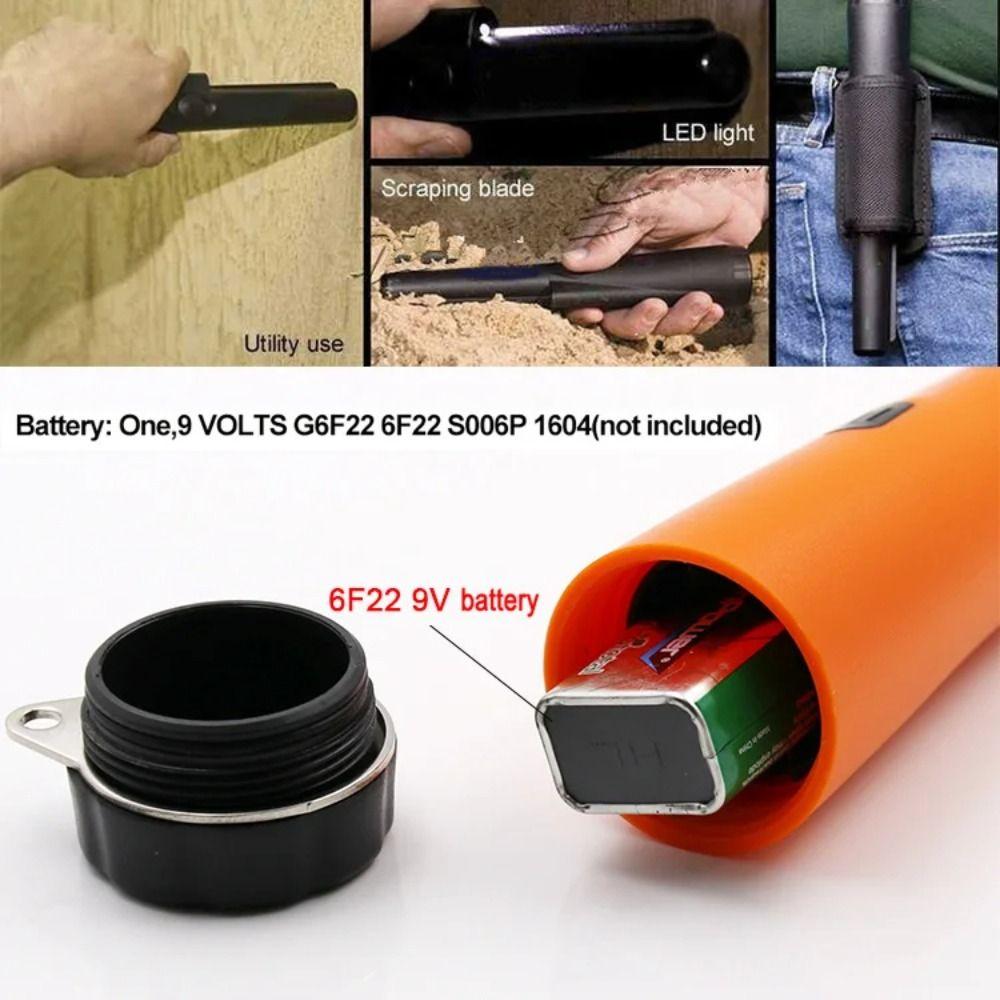 High Sensitivity Metal Detector With LED Lights Metal Gold Tester  Underground