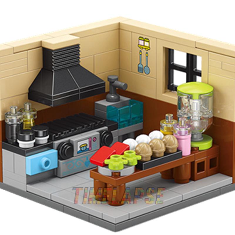 Dreams House Racer Car Doctor Painter Musician Scientist Pastry Chef Cameraman Astronaut Building Blocks Kit Brick Model Toy