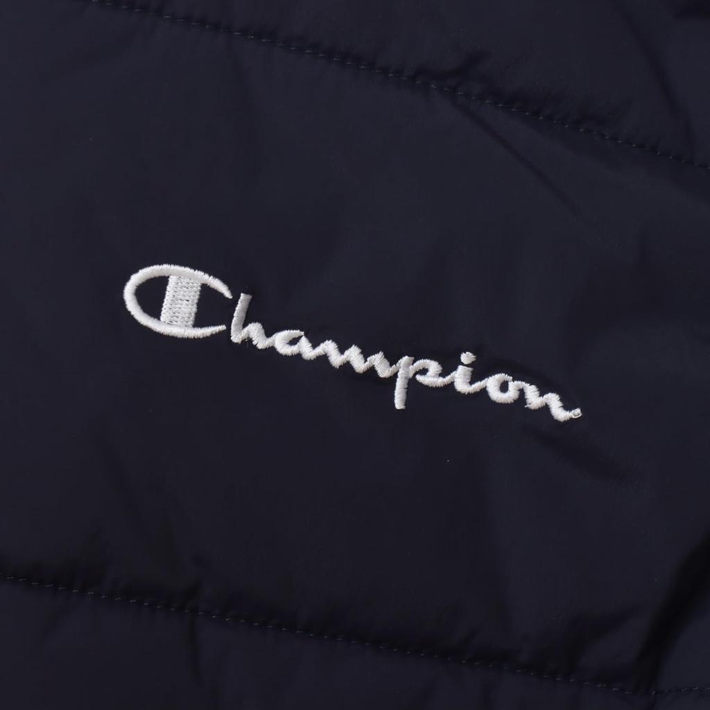 Outerwear Stretch Thermal Windproof Water Repellent Script Logo Zip Vest Golf Navy [Champion] Women's CW-AG606