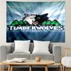 Timberwolves Logo Quick-Dry Tapestry Hanging for Bedroom,Livingroom, Playroom,Decor Art Room Wall Tapestry Holiday and Birthday Gifts