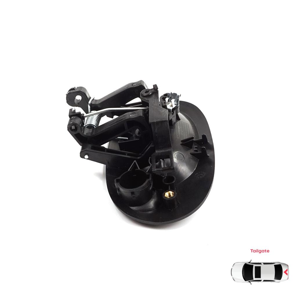 BDP1557 Rear Tailgate Exterior Door Opener Handle Black for Renault Kangoo KC Express FC Nissan Kubistar MK1 X76 8200153666