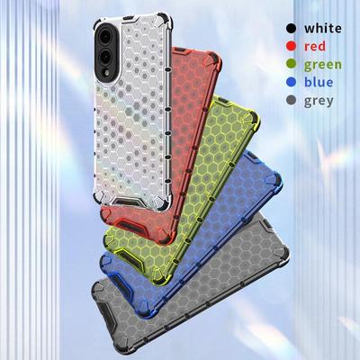 Samsung S25 EDGE Wabenstruktur Wärmeableitung Halbtransparent Airbag Anti-Fall Hülle