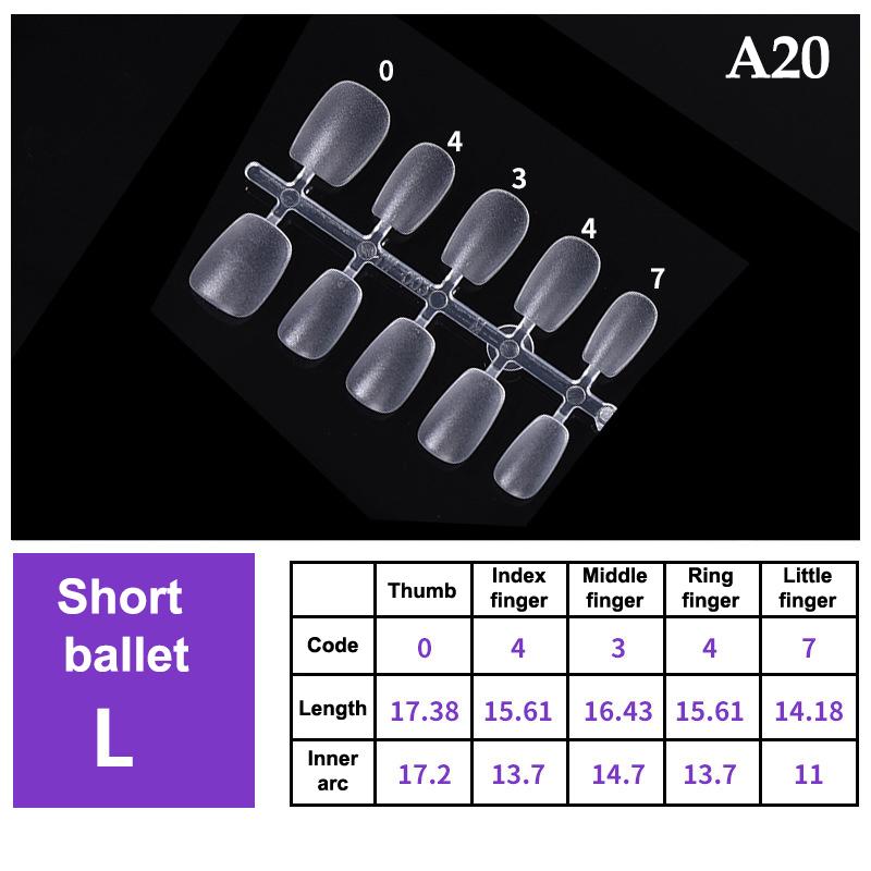 100Pcs/Box False Nails Transparent Press On Nails Coverage False Nails Tips Short Shaped Water Drop Full Sticker For Nails