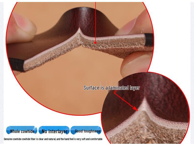 Men's Retro Pin Buckle Leather Belt - Genuine Cowhide, Plus Size