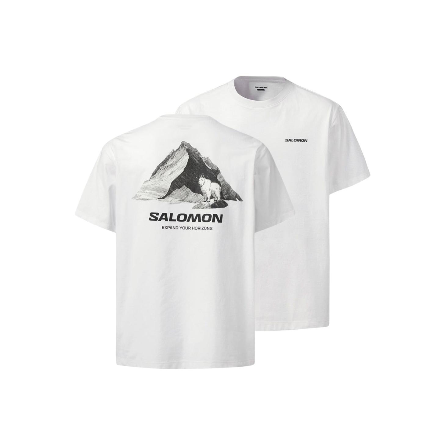 SALOMON UNI T Shirt Unisex White C28021 M