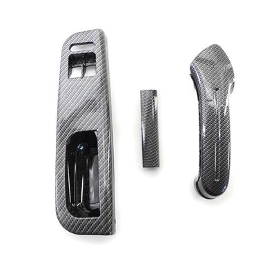 Auto Tür Innenverkleidung Fensterheberschalter Blende Zierleiste Türverkleidung Griff Beifahrertür Zuziehgriff für VW Golf MK4 2-Türer LHD