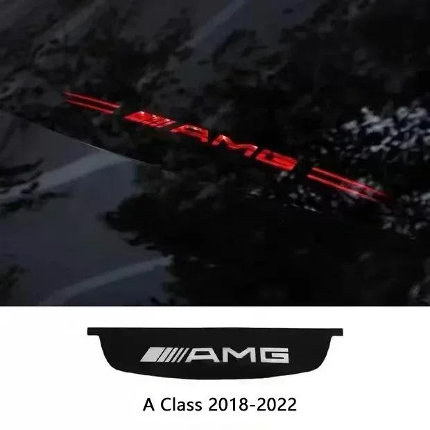 1pcs Car LOGO Accessories Brake Light Projection Board Sticker Emblem Decals For Mercedes benz AMG A C E Class W204 W203 W205 FD1