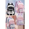 Laptop Backpacks School Bag College Backpack Travel Daypack Large Bookbags with Pins and Pendant for Teens Girls Women
