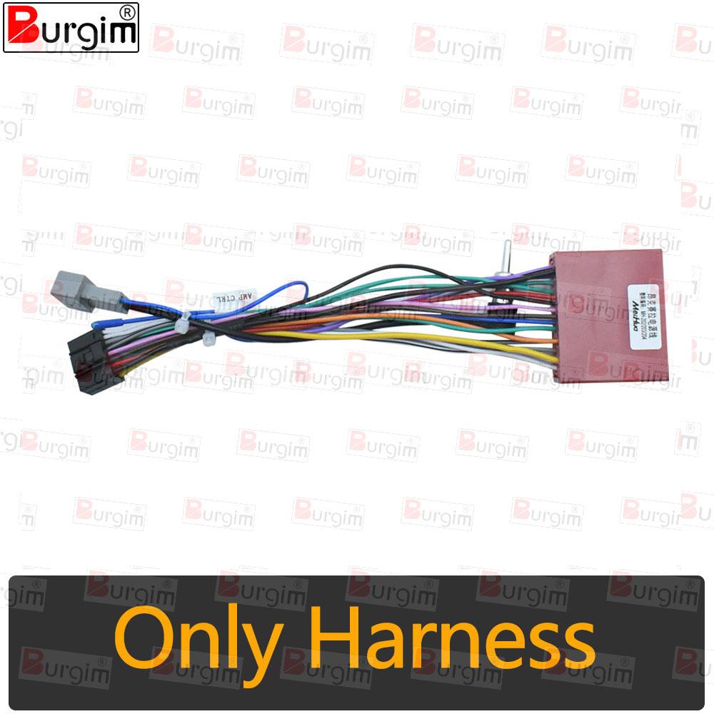 Рамка для автомагнитолы для Mazda 5 Mazda5 Premacy CR 2004-2010 9-дюймовая панель стереосистемы Жгут проводов Адаптер шнура питания Разъем Only Cable