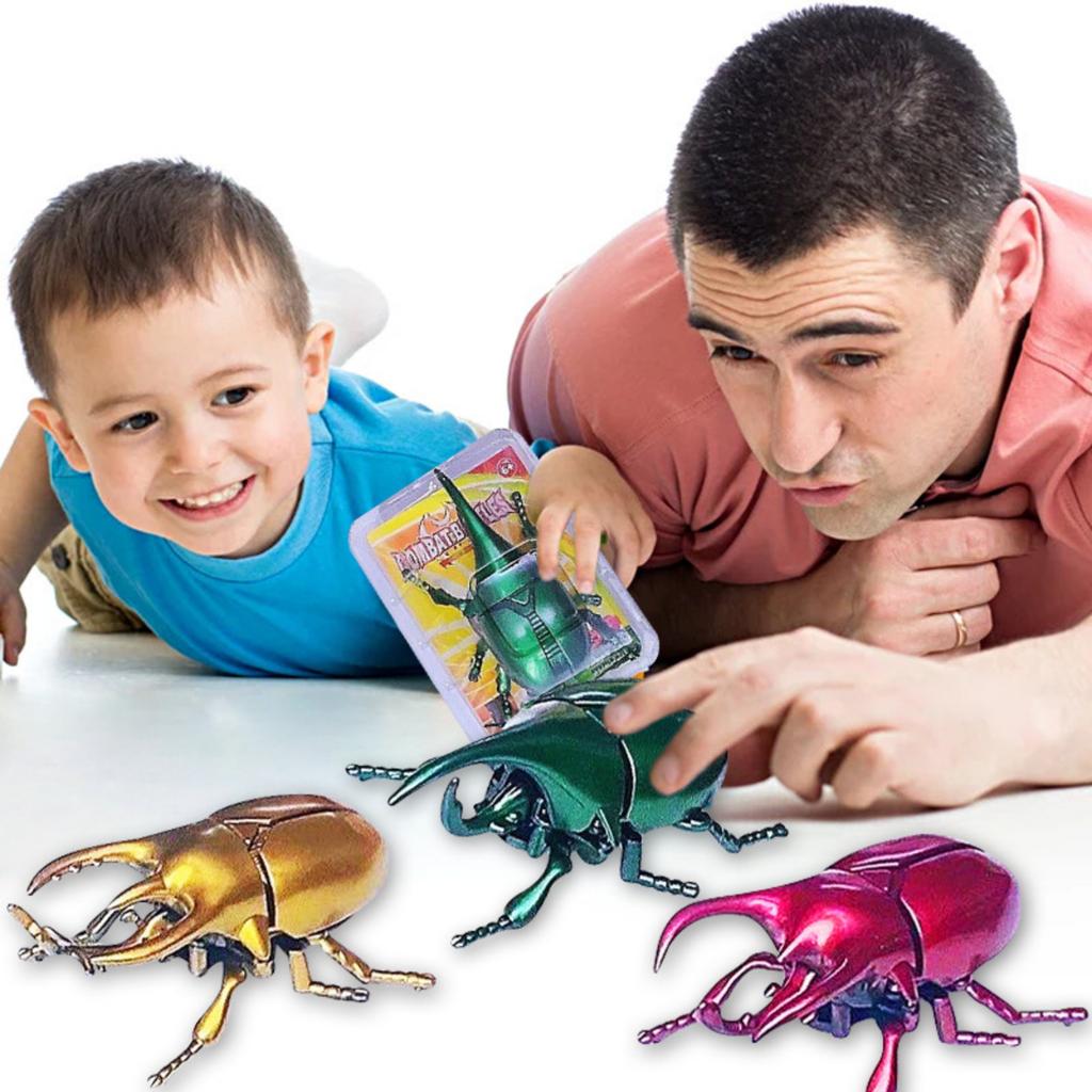Realistic Beetle Insect Model Toy Crawling Bug Replica Educational Collectible for Kids and Adults Durable Plastic Construction