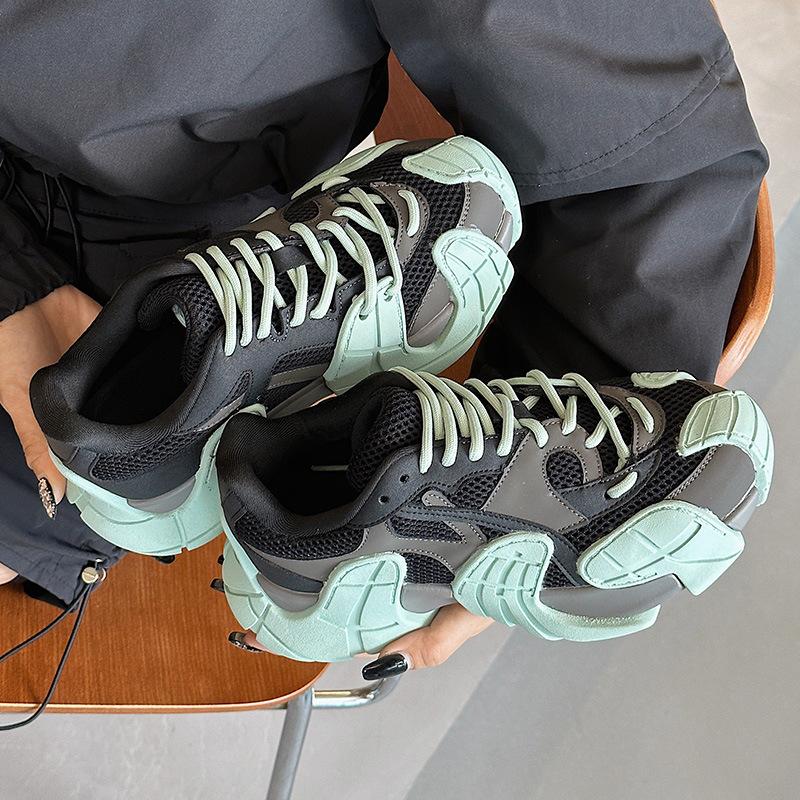 

Women s platform muffin running breathable casual sports shoes versatile shoes children s new autumn running shoes 40 [Women s] зелёный