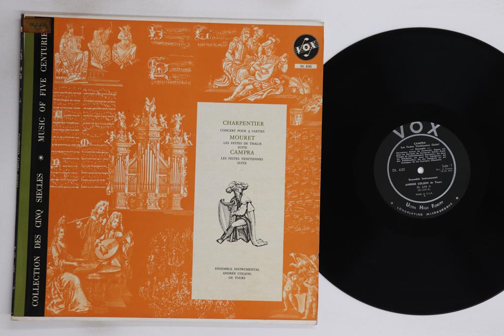 LP Record ENSEMBLE INSTRUMENTAL ANDREE COLSON - Campra Les Festes Venitiennes Suite DL630 VOX US Classical Used