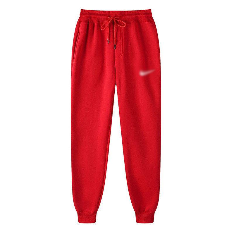 Pantaloni sportivi casual in pile spessi, aderenti, tendenza moda, pantaloni da uomo, pantaloni della tuta, best-seller primaverile e autunnale