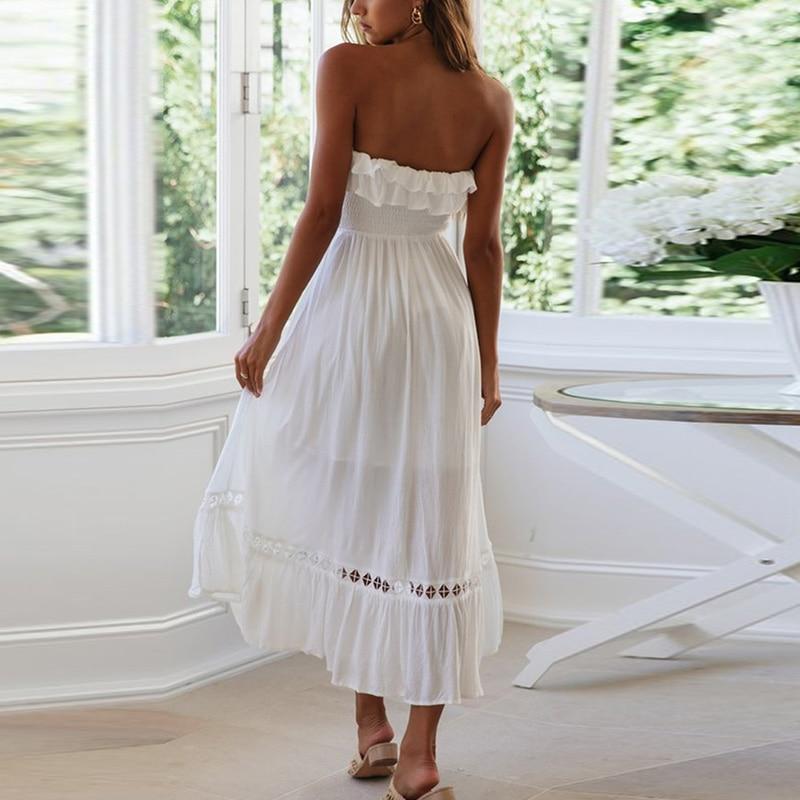 Buy 2021 Women Summer Ruffle Off The 