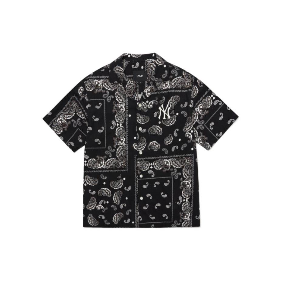 MLB Paisley New York Yankees Shirt Unisex Black 3AWSP0123-50BKS M