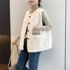 Gilet en laine d'agneau grande taille: Veste sans manches confortable d'automne/hiver pour femmes