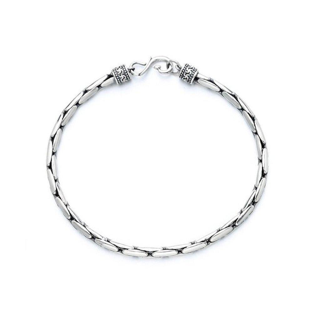 High-quality 925 Sterling Silver Snake Link Bracelet B202 925 Silver Bracelet (Wfgie3K)