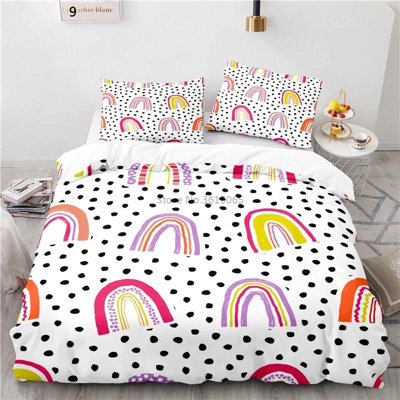 Fashion Nordic Printed 3d Bedding Set Duvet Cover Set Pillowcase Twin Full Queen King Size Bedclothes Bed Linen Drop Shipping